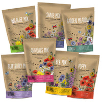 Wildflower seed ball brag bags for easy wildflower growing in your garden