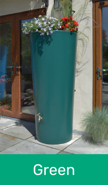 Big City Water Butt Planter in Green