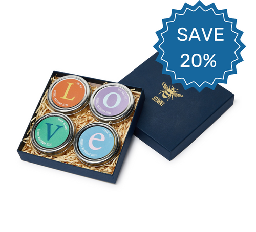 Save 20% on the LOVE gift set of wildflower seed balls