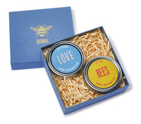 Love Bees wildflower tin gift set of seed balls