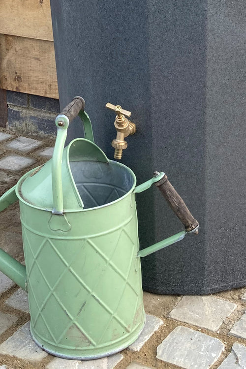 Midi Metropolitan Water Butt with Planter - Brass Tap