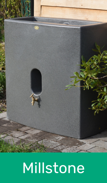 Oasis Water Butt Planter in Millstone colour