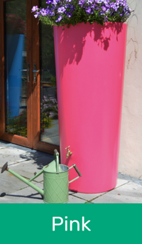 Big City Water Butt Planter in Pink