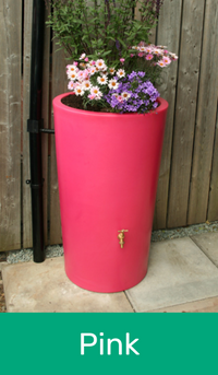 City Water Butt Planter in Pink